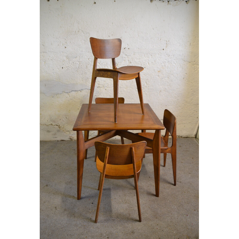 Dining room set by Roger Landault from Boutier edition - 1950s