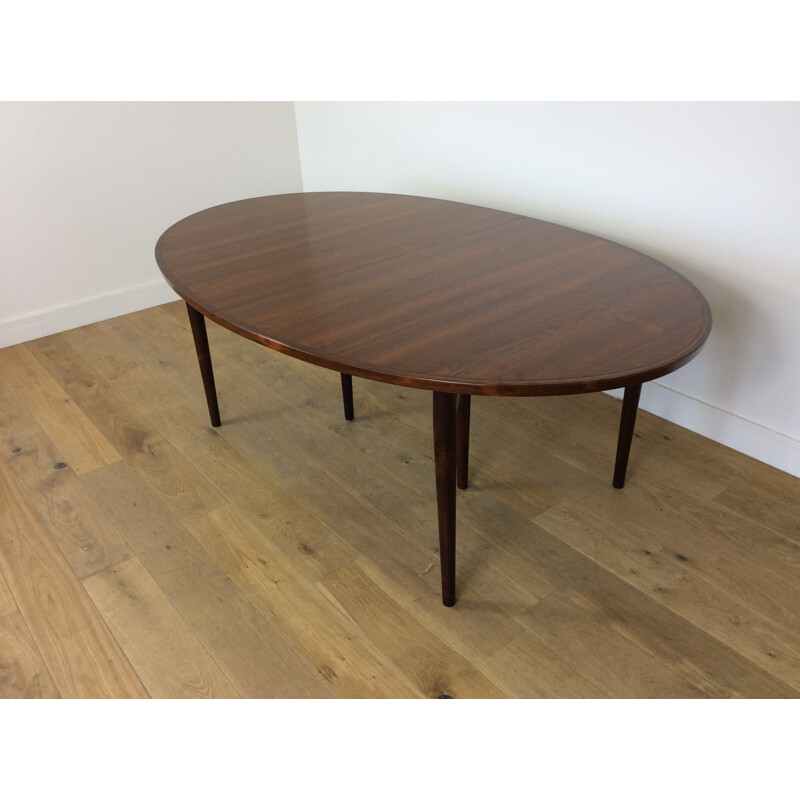 Rosewood extendable dinning table by Arne Vodder for Sibast - 1960s