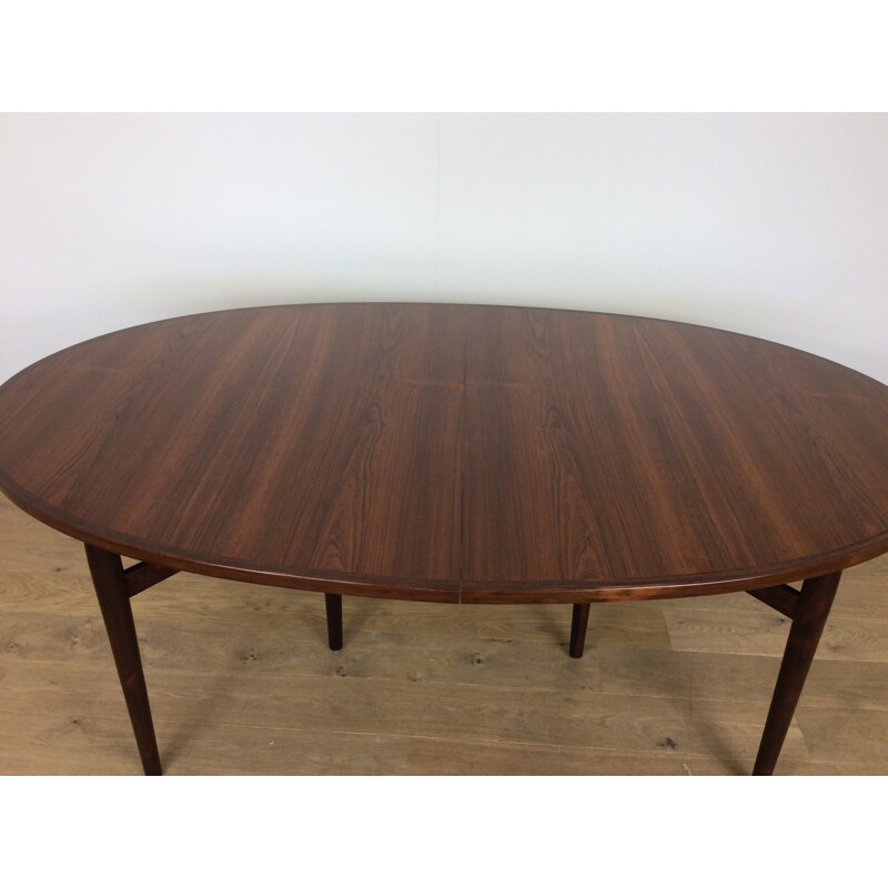 Rosewood extendable dinning table by Arne Vodder for Sibast - 1960s