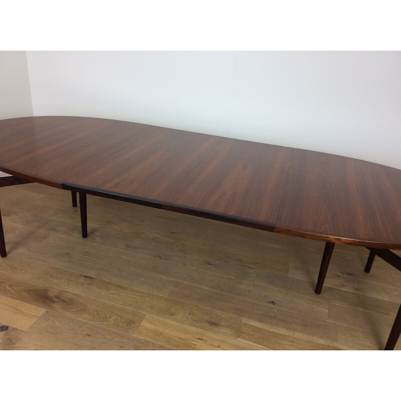 Rosewood extendable dinning table by Arne Vodder for Sibast - 1960s