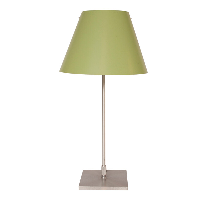 Lámpara de mesa verde vintage de Paolo Rizzato - 1980