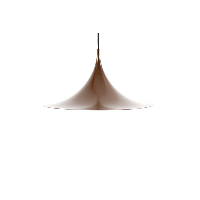 Fog & Mørup Borwn Trompet Pendant light - 1960s