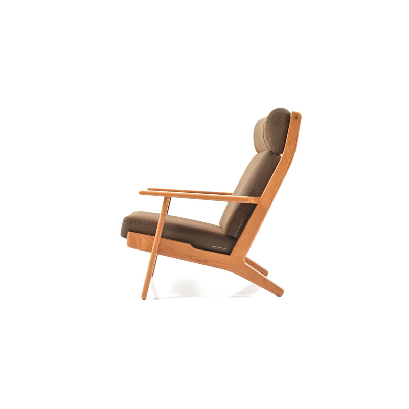 Pair of GE-290 Highback Lounge Chairs in Teak by Hans J. Wegner - 1960s