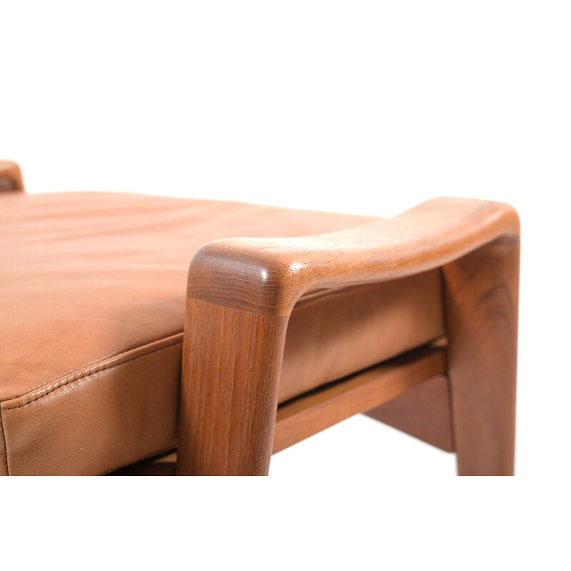 Mid Century danish Teak footstool by Arne Wahl Iversen for Komfort - 1960s