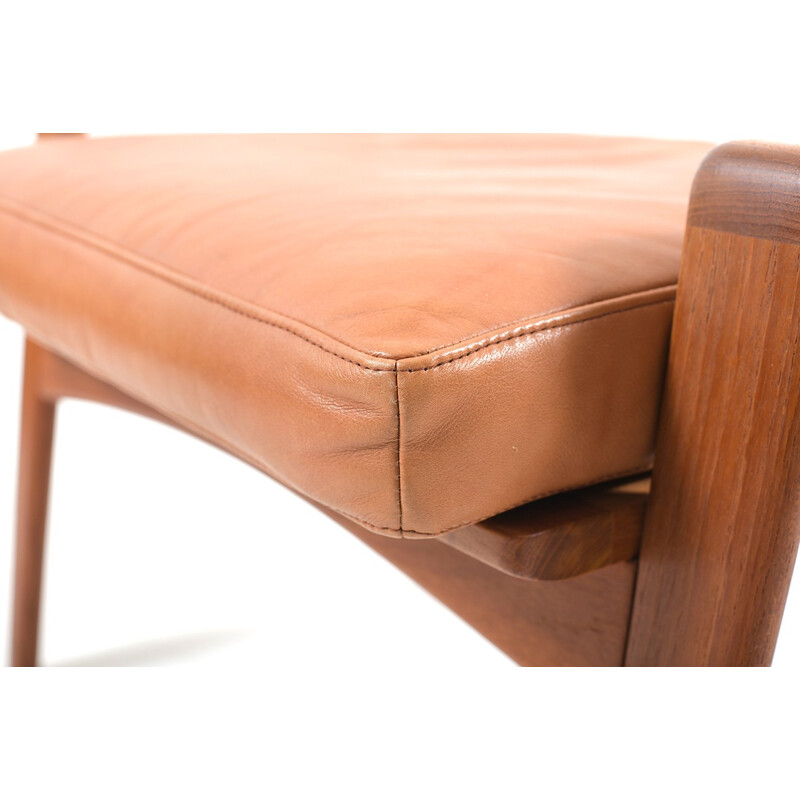 Mid Century danish Teak footstool by Arne Wahl Iversen for Komfort - 1960s