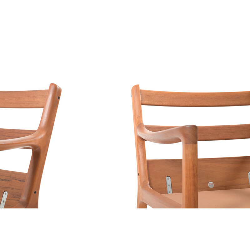 Pair of Senator Easychairs in Teak by Ole Wanscher - 1960s