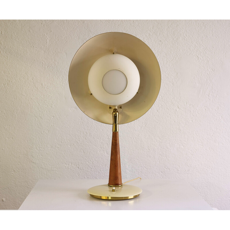 Angelo Lelii brass table lamp - 1960s