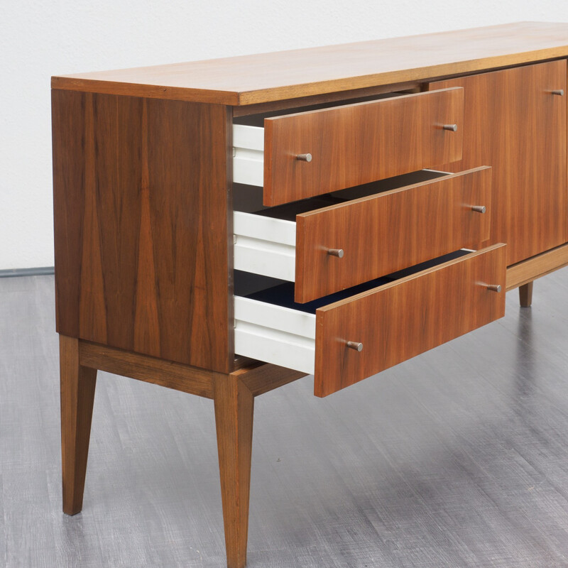 Restored vintage sideboard in walnut - 1960s