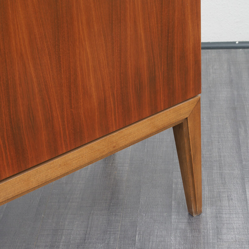 Restored vintage sideboard in walnut - 1960s