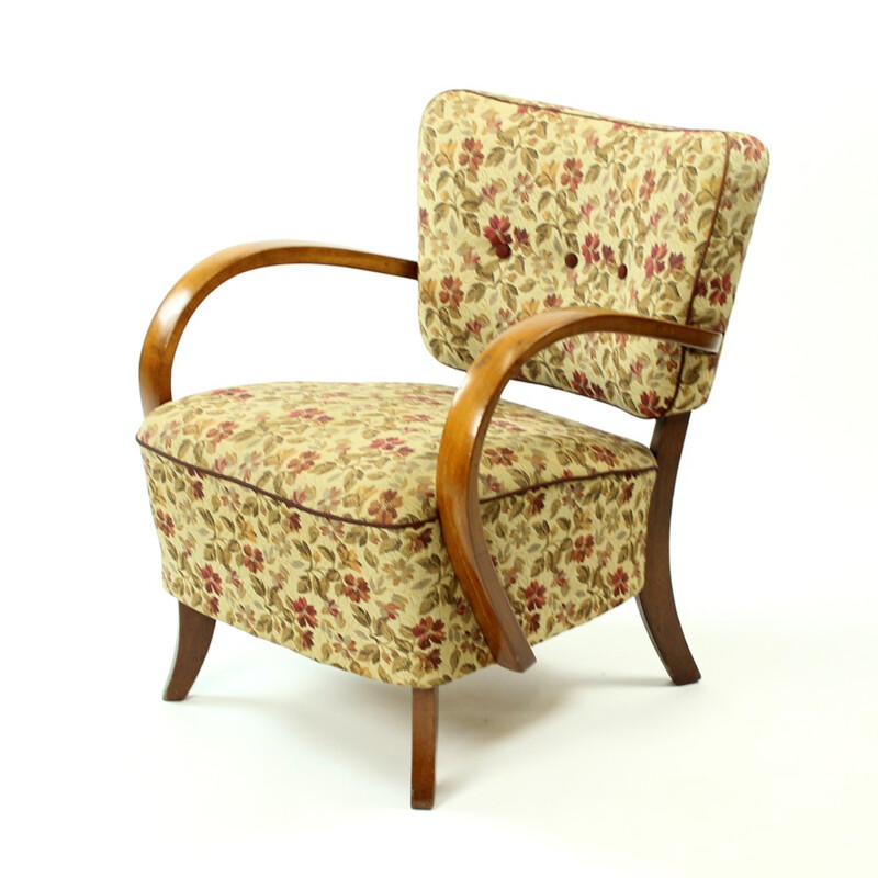 Pair of H237 Armchairs by Jindrich Halabala - 1930s