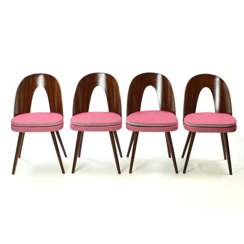 Set of 4 chairs by Antonin Suman for Tatra - 1960s