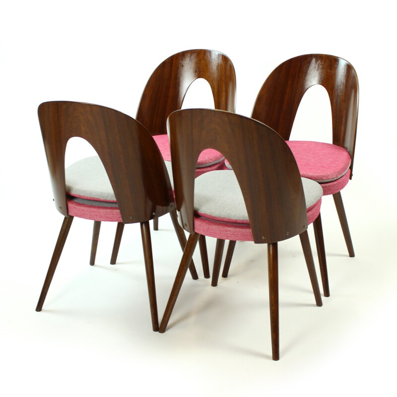 Set of 4 chairs by Antonin Suman for Tatra - 1960s