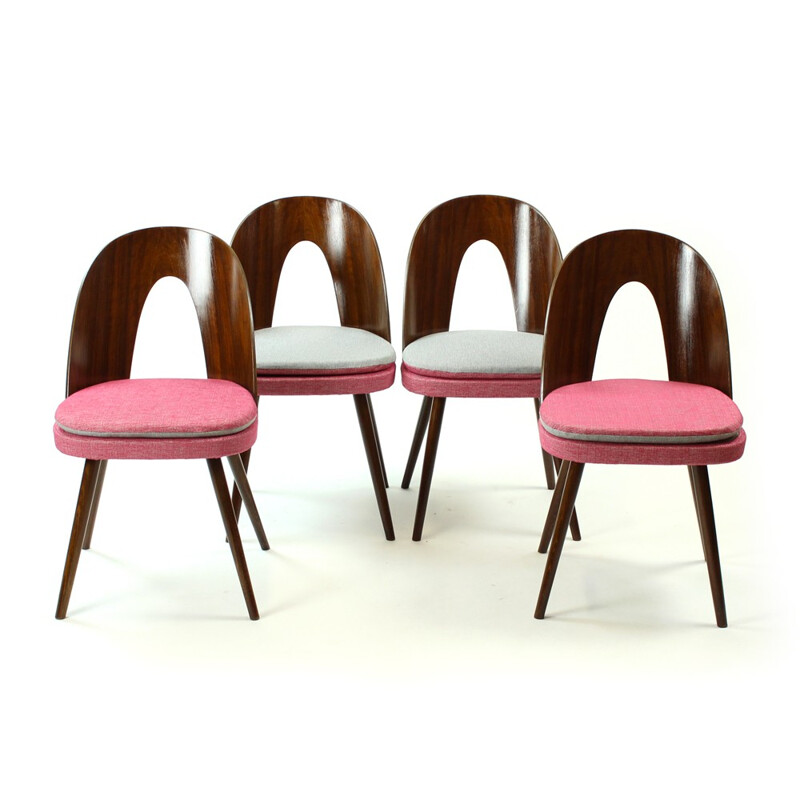 Set of 4 chairs by Antonin Suman for Tatra - 1960s