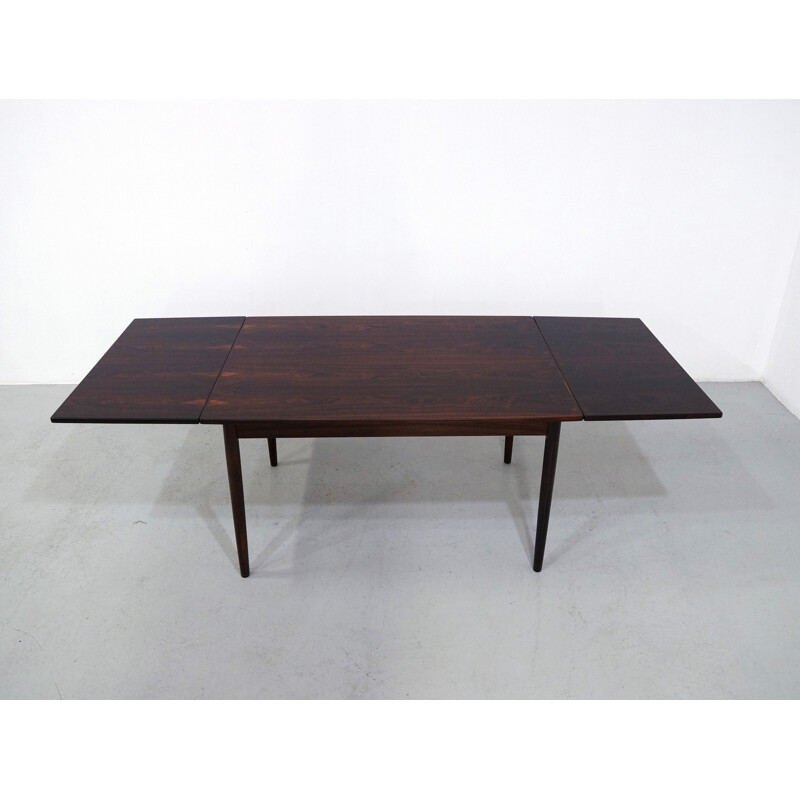 Extendable Danish rosewood dining table by Randers Møbelfabrik - 1960s