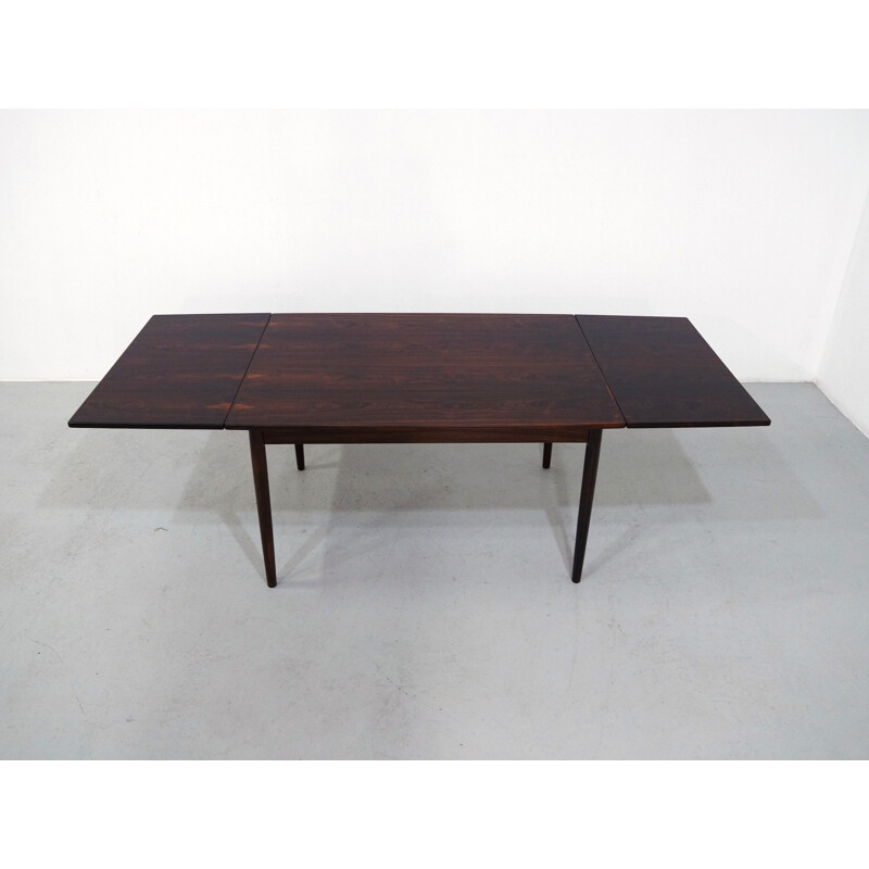 Extendable Danish rosewood dining table by Randers Møbelfabrik - 1960s