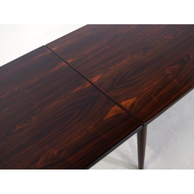 Extendable Danish rosewood dining table by Randers Møbelfabrik - 1960s