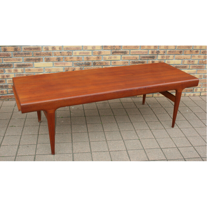 Coffee table in teak, Johannes ANDERSEN - 1960s