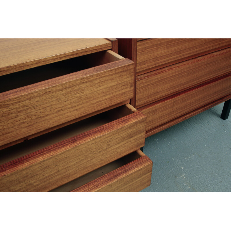 Vinatge pair of chest of drawers in teak - 1960s