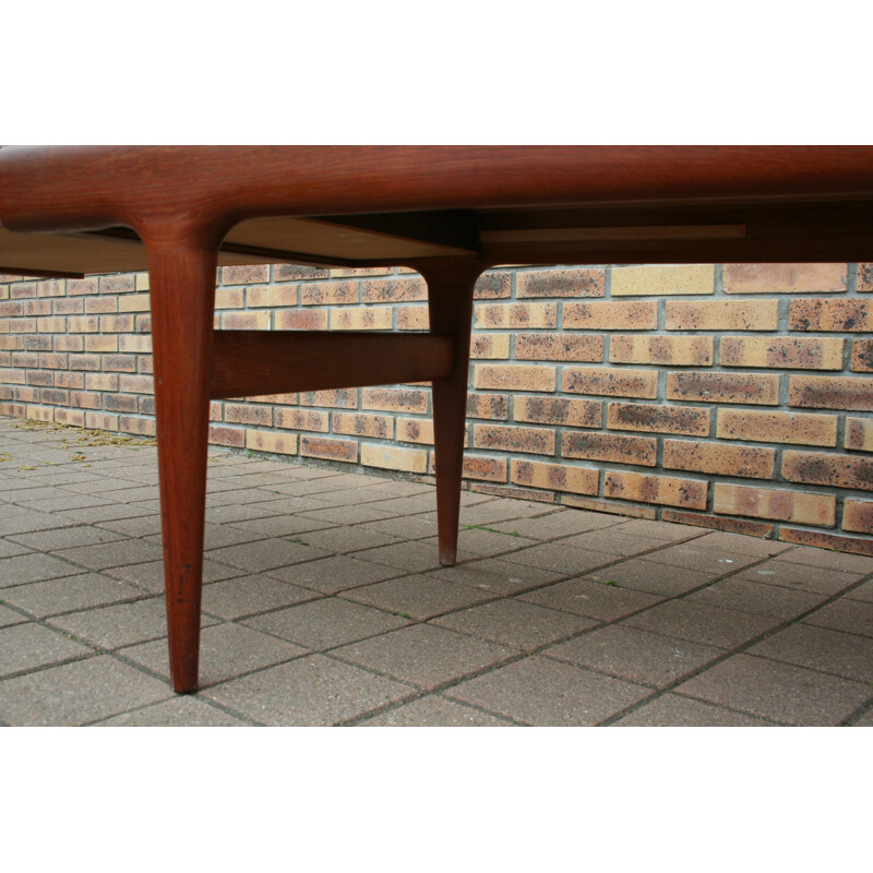 Coffee table in teak, Johannes ANDERSEN - 1960s