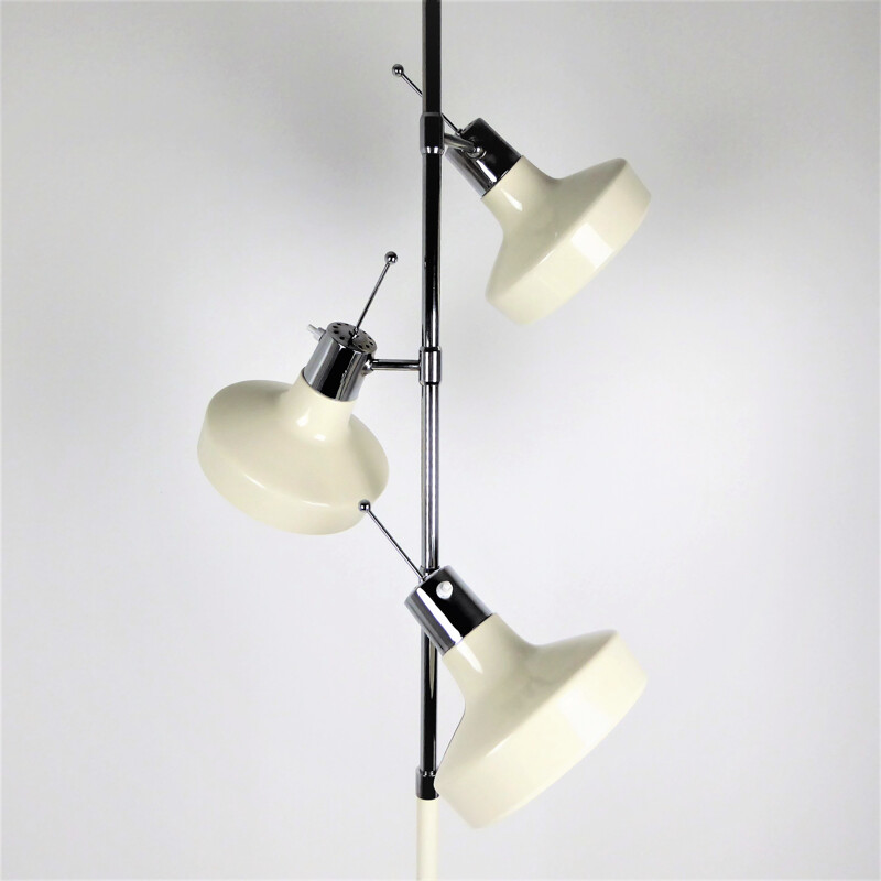 White floor lamp by Etienne Fermigier for Monix - 1960s