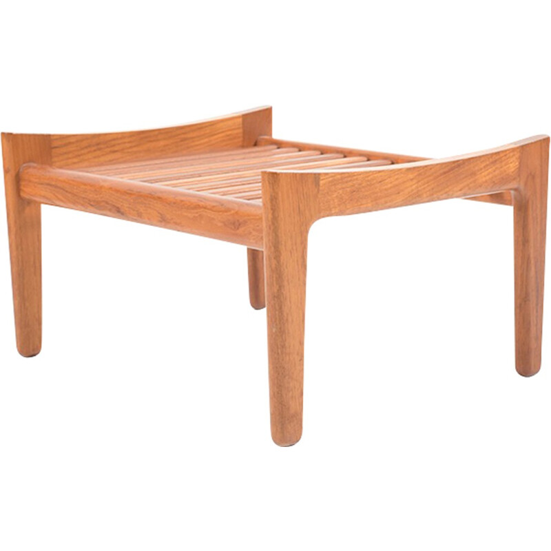 GE-290 Footstool in Teak by Hans J.Wegner - 1960s