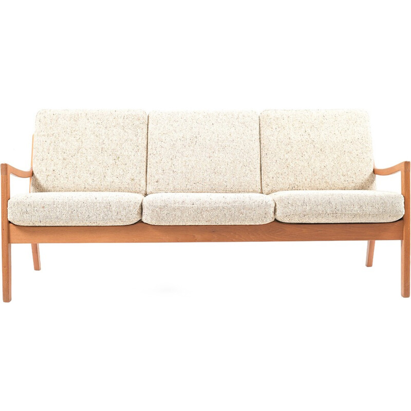 Senator 3-seater vintage sofa in Teak by Ole Wanscher - 1960s