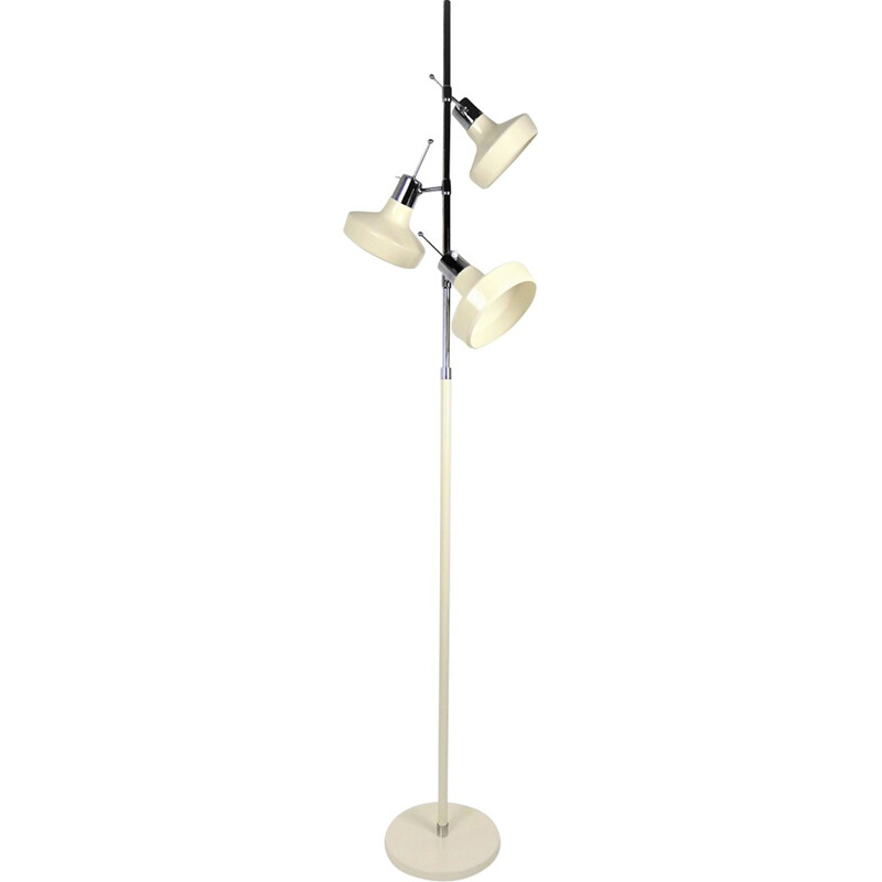 White floor lamp by Etienne Fermigier for Monix - 1960s