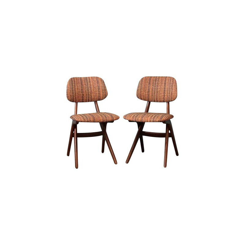 Set of 4 chairs, Louis Van TEEFFELEN - 1960s