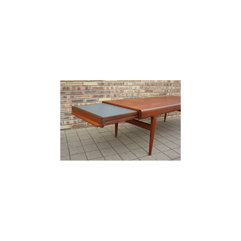 Coffee table in teak, Johannes ANDERSEN - 1960s