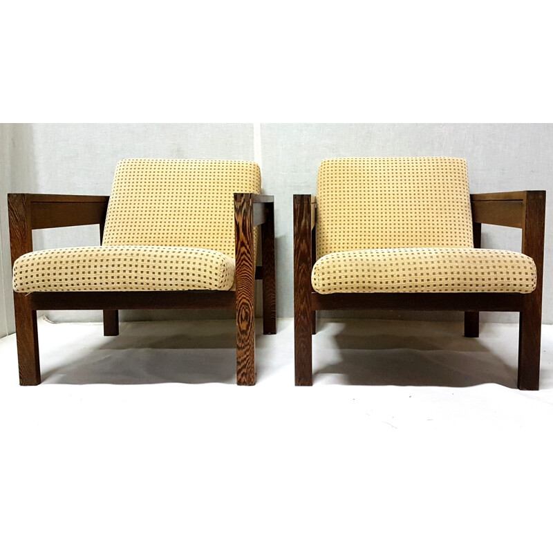 Set of 2 SZ25 chairs by Hein Stolle for t Spectrum - 1959