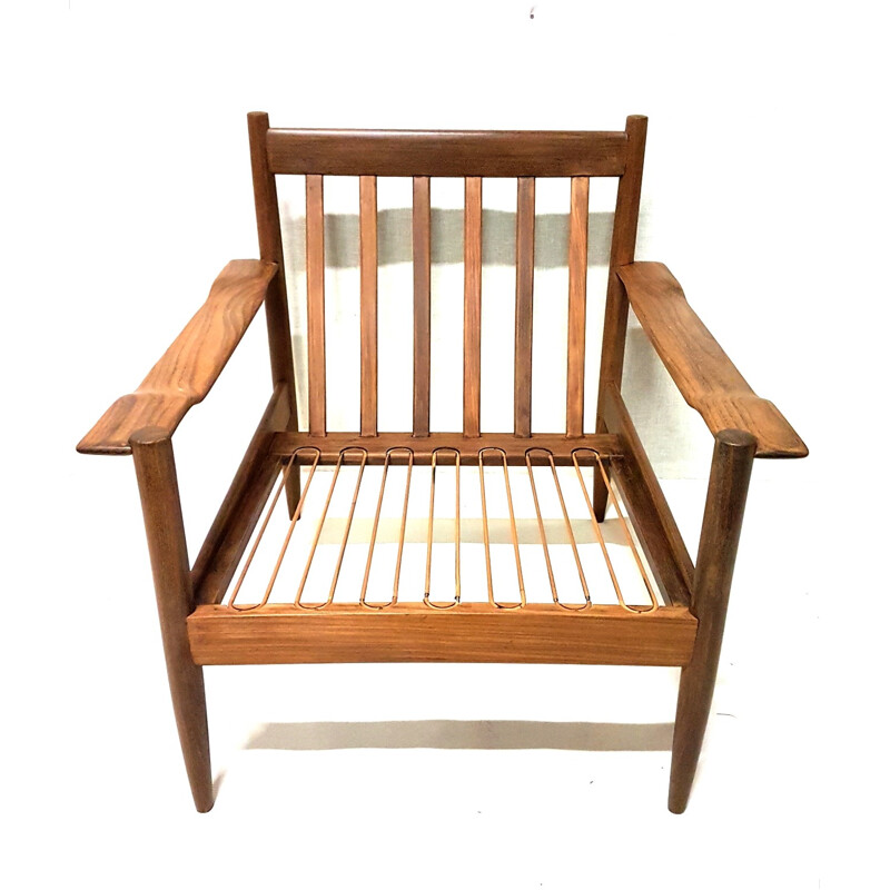 Danish modern teak arm chair - 1960s