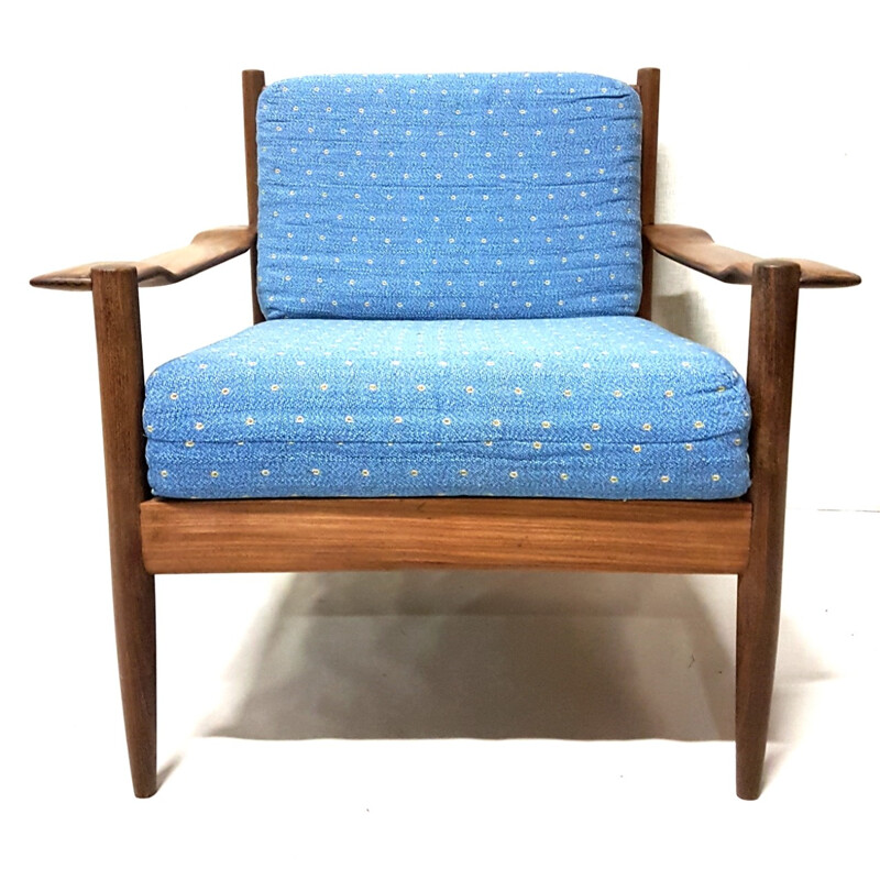 Danish modern teak arm chair - 1960s