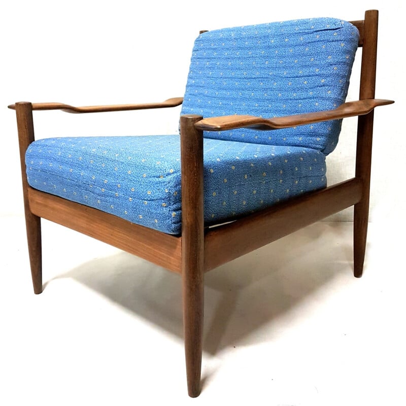 Danish modern teak arm chair - 1960s