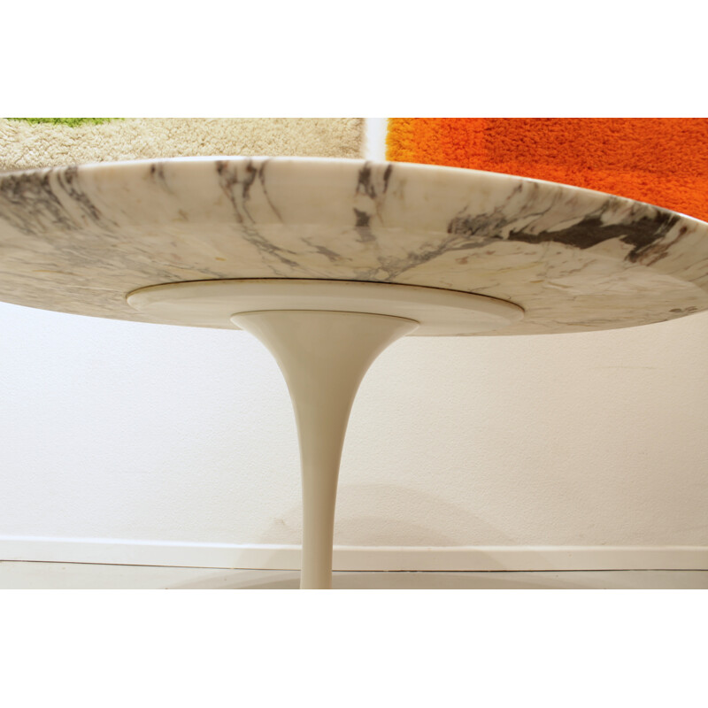 Table à repas vintage en marbre par Eero Saarinen Knoll - 1965