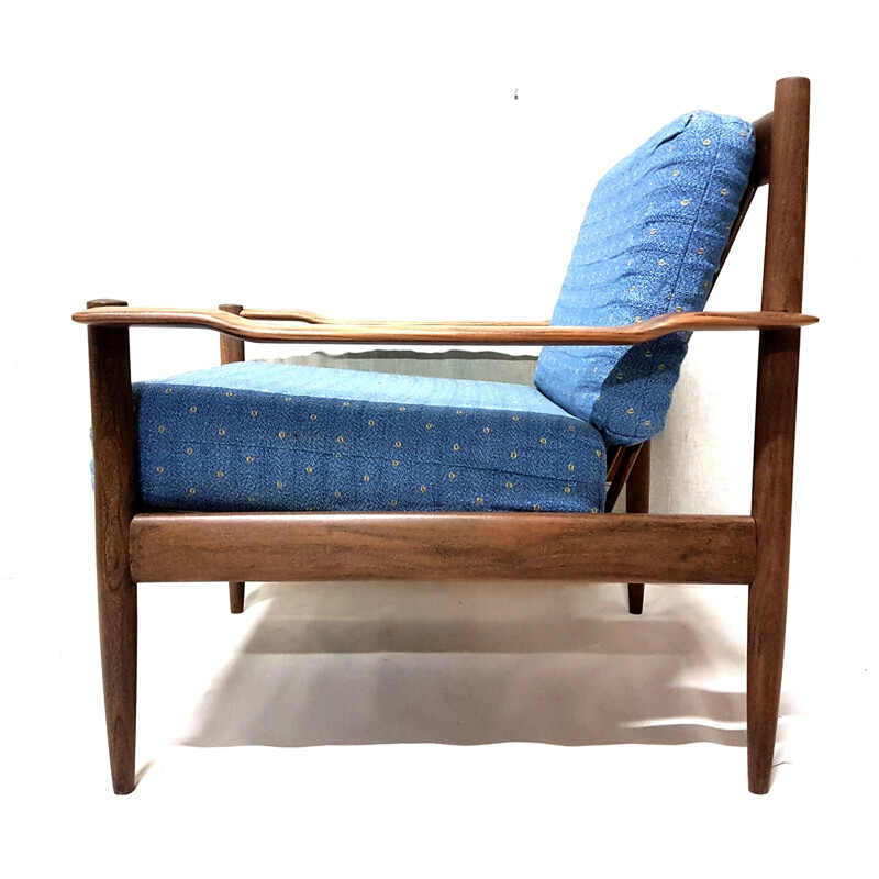 Danish modern teak arm chair - 1960s