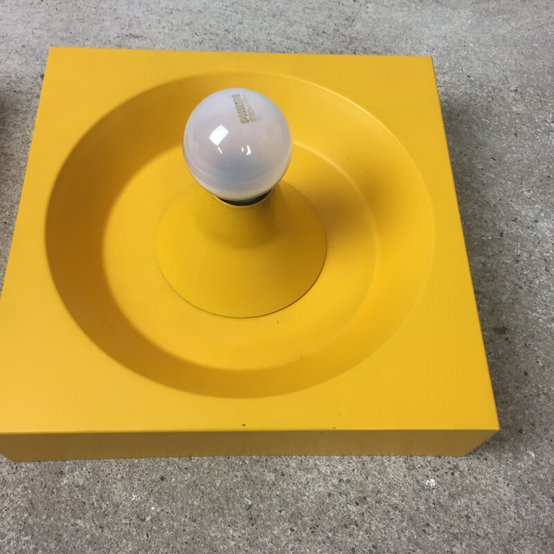 Pair of metal wall light by Klaus Hempel for Kaiser Leuchten - 1970s