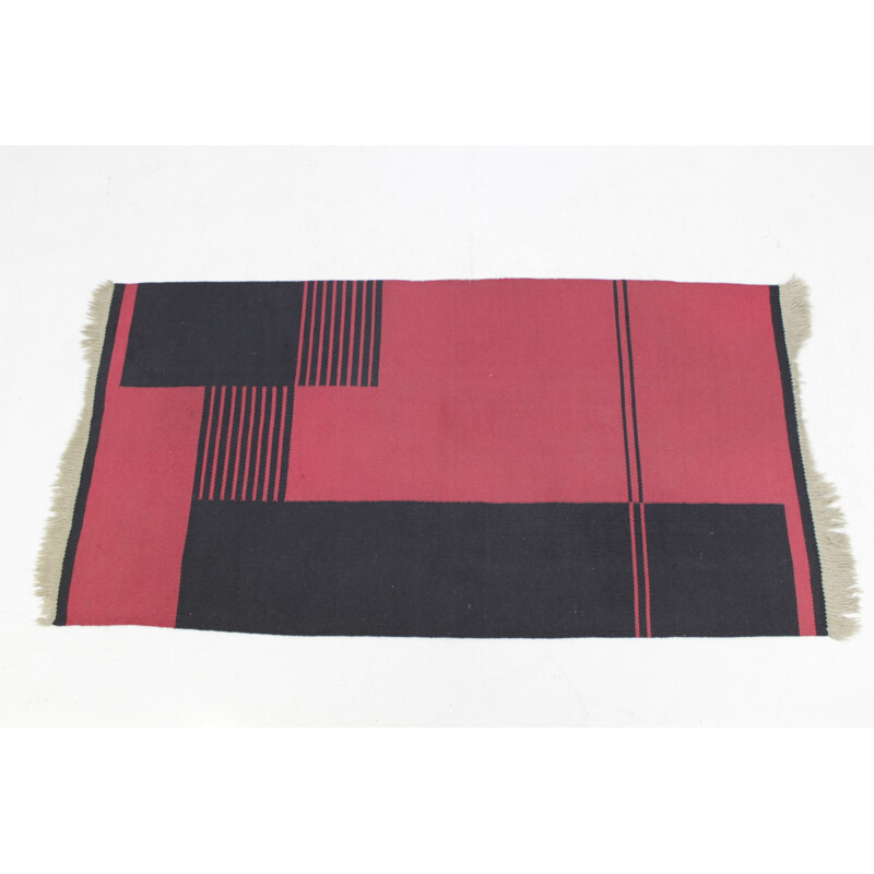 Modernistisch vintage kelim tapijt - 1960
