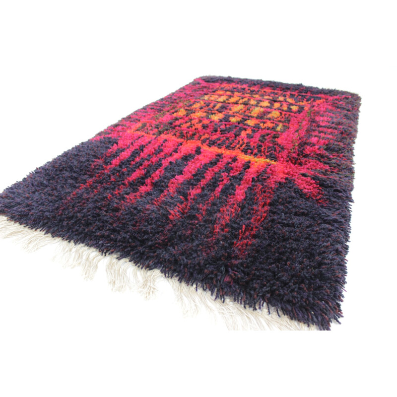 Scandinavian Ege Rya Style Rug - 1970s