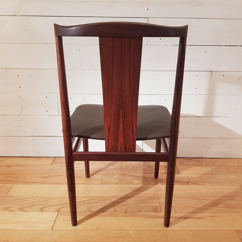 Set of 4 Danish chairs in Rio rosewood - 1960s