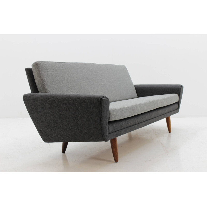Mid-Century Danish Palisander Three-Seater Sofa -- 1960s