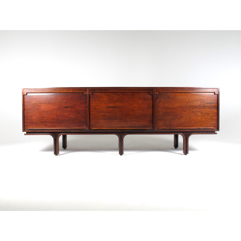 Rosewoord sideboard by Gianfranco Frattini for Bernini - 1950s