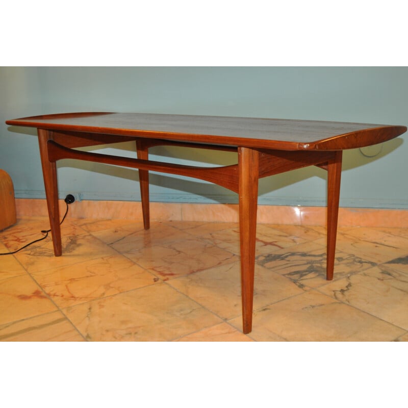 Coffee table in teak, Peter HVIDT and Orla MOLGARD NIELSEN - 1960s
