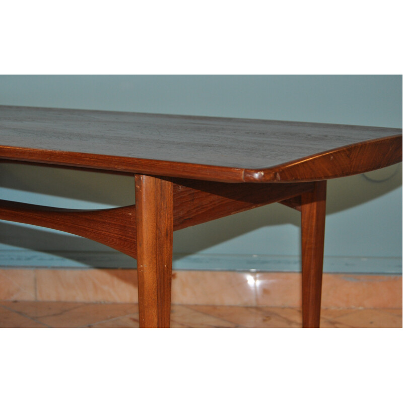 Coffee table in teak, Peter HVIDT and Orla MOLGARD NIELSEN - 1960s