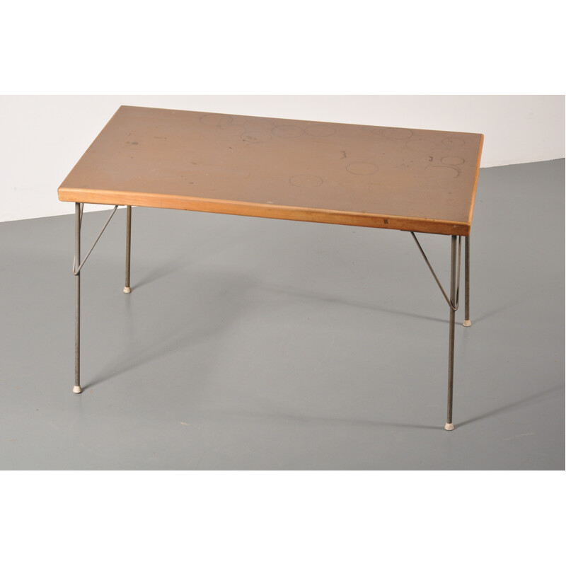 Dutch design dining table by Wim RIETVELD - 1950s