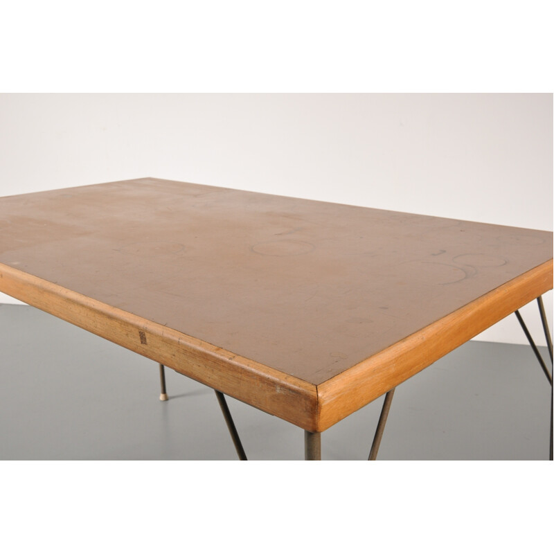 Dutch design dining table by Wim RIETVELD - 1950s