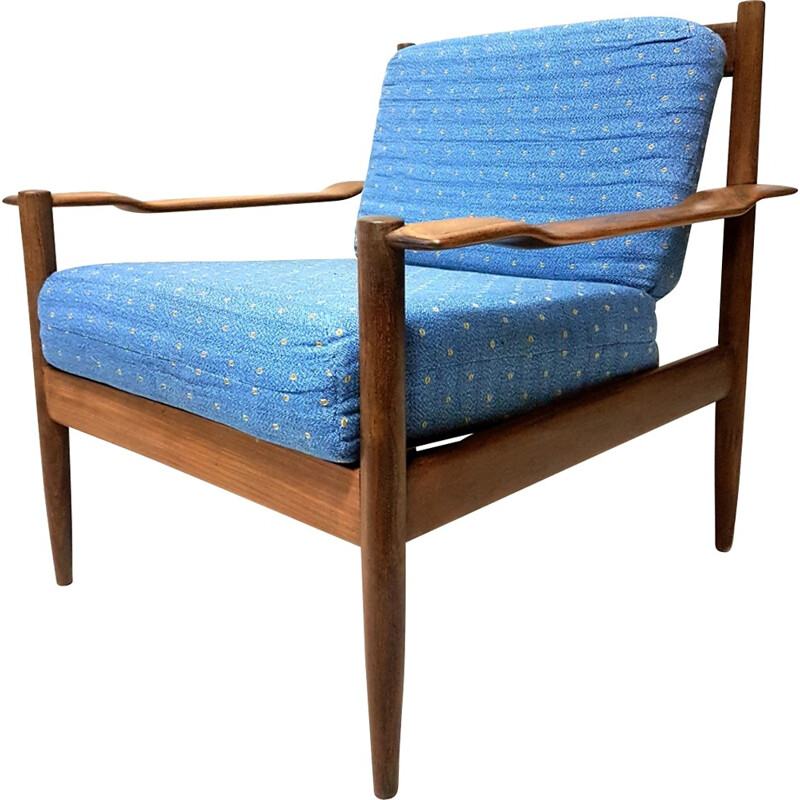 Danish modern teak arm chair - 1960s