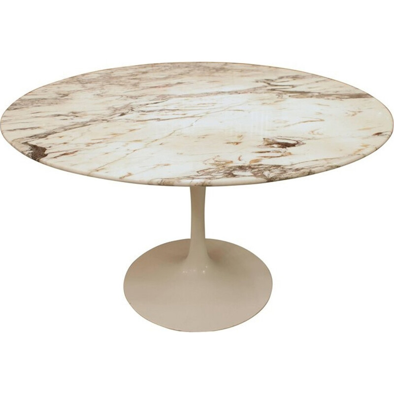 Table à repas vintage en marbre par Eero Saarinen Knoll - 1965