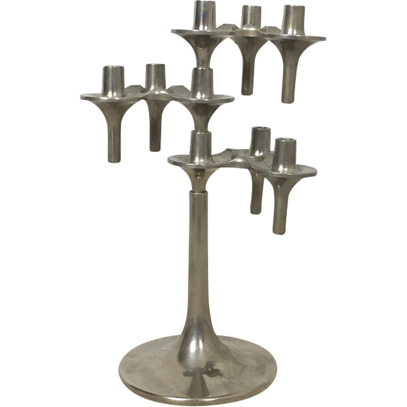 Auténtico candelabro vintage "Orion" de Caesar Stoffi para BMF Nagel, Alemania 1970