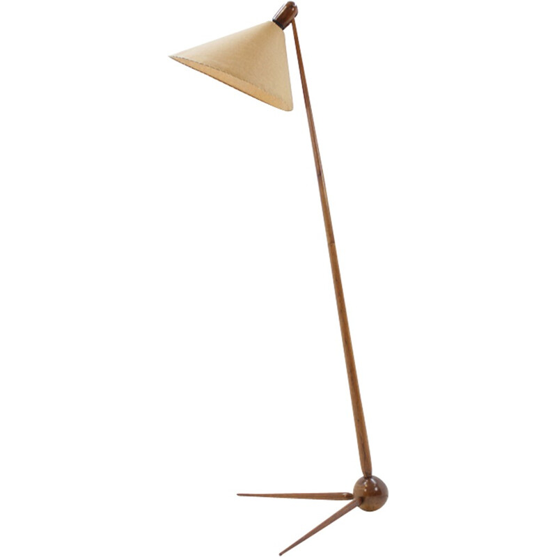 Avantgarde design floor lamp - Czechoslovakia - 1940s