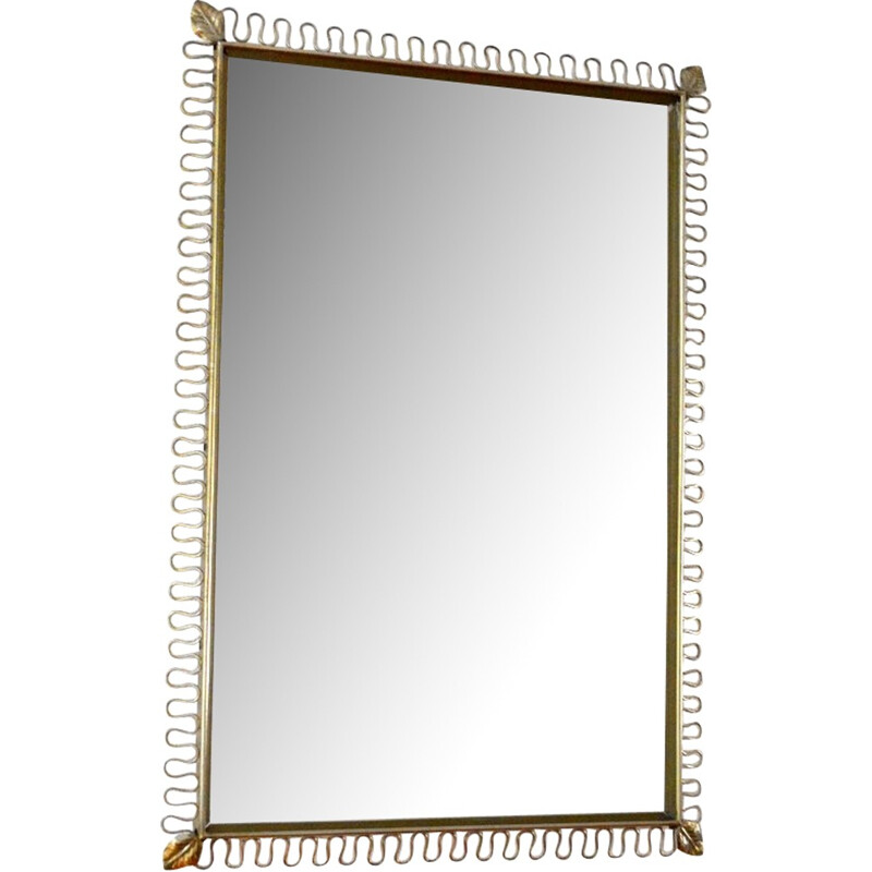 Vintage rectangular mirror by Josef Frank - 1950s